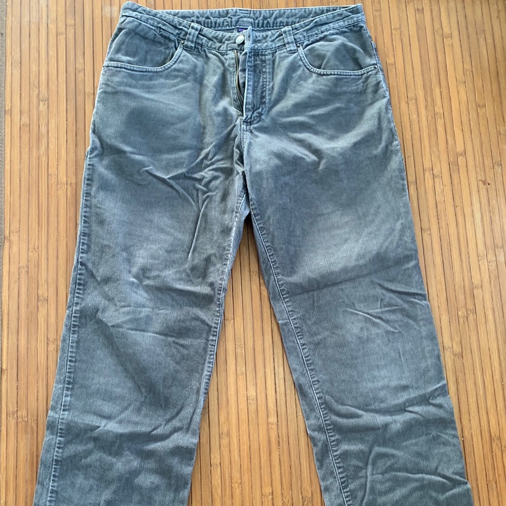 Men’s Grey Patagonia Corduroy Pants size 34